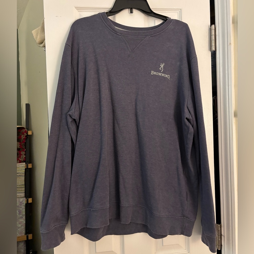 Browning Women's Classic Crewneck in Deep Blue